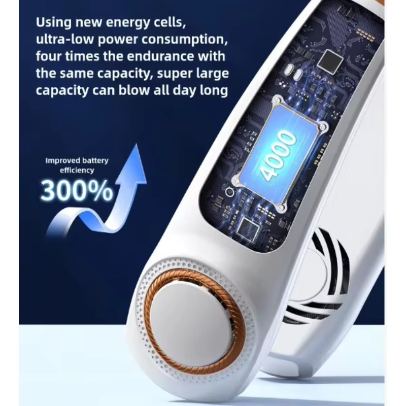 Portable USB Rechargeable Neck - Air Conditioners ulasan dan harga