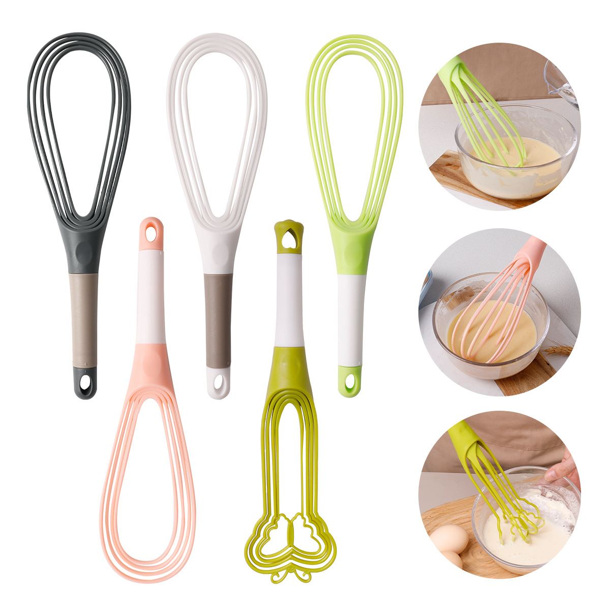 1pcs Egg Beater Rotated Egg Mi - Immersion Hand Blender Set ulasan dan harga