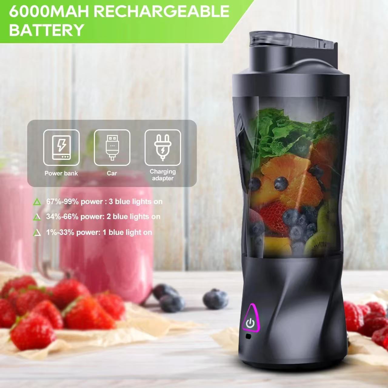 Portable Electric Juicer 700ML - Portable Blender Usb Rechargeable ulasan dan harga