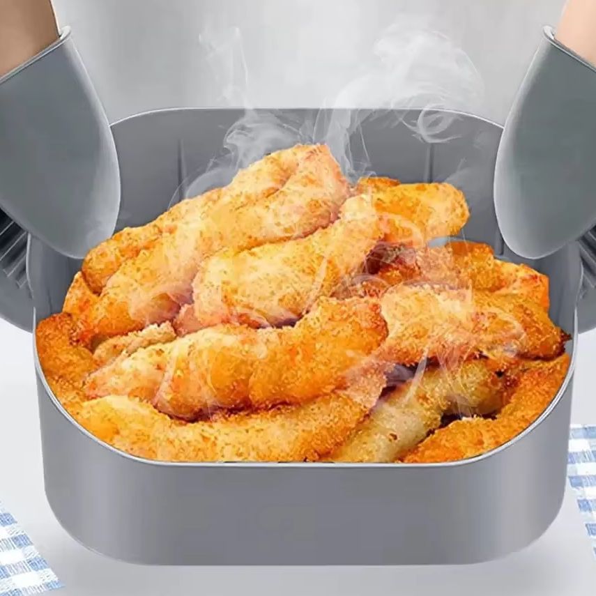 Non-stick 8.2inch Air Fryer Si - Air Fryer Silicone Pot Liner ulasan dan harga