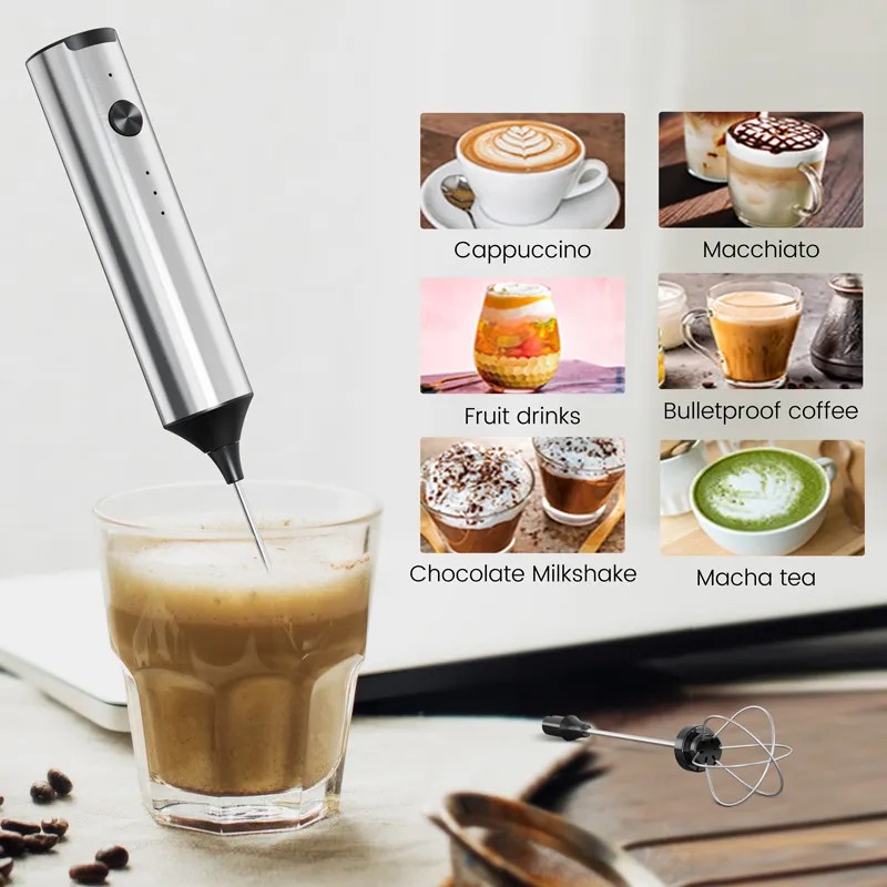 Wireless Electric Mini Milk Fr - Immersion Hand Blender Set ulasan dan harga