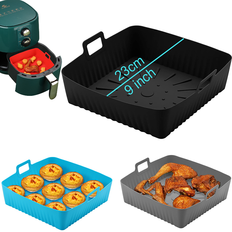 Large 23cm Air Fryer Silicone  - Air Fryer Silicone Pot Liner ulasan dan harga