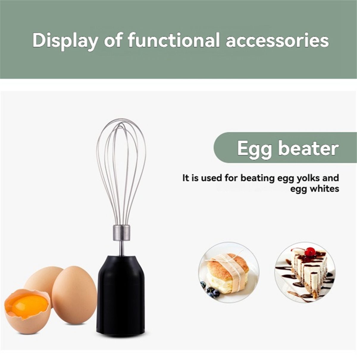wilwill Electric Hand Blender  - Immersion Hand Blender Set ulasan dan harga