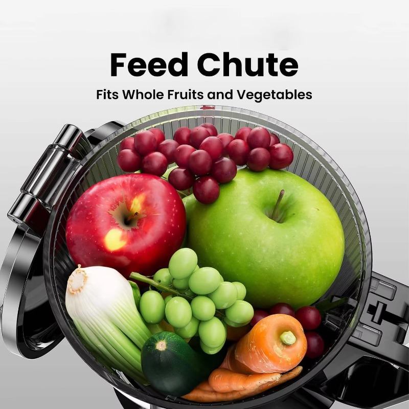 500Ml large feed chute cold pr - Electric Slow Juicer Cold Press ulasan dan harga
