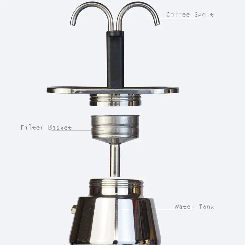 200ML Mini Moka Pot Double Tub - Small Appliances ulasan dan harga