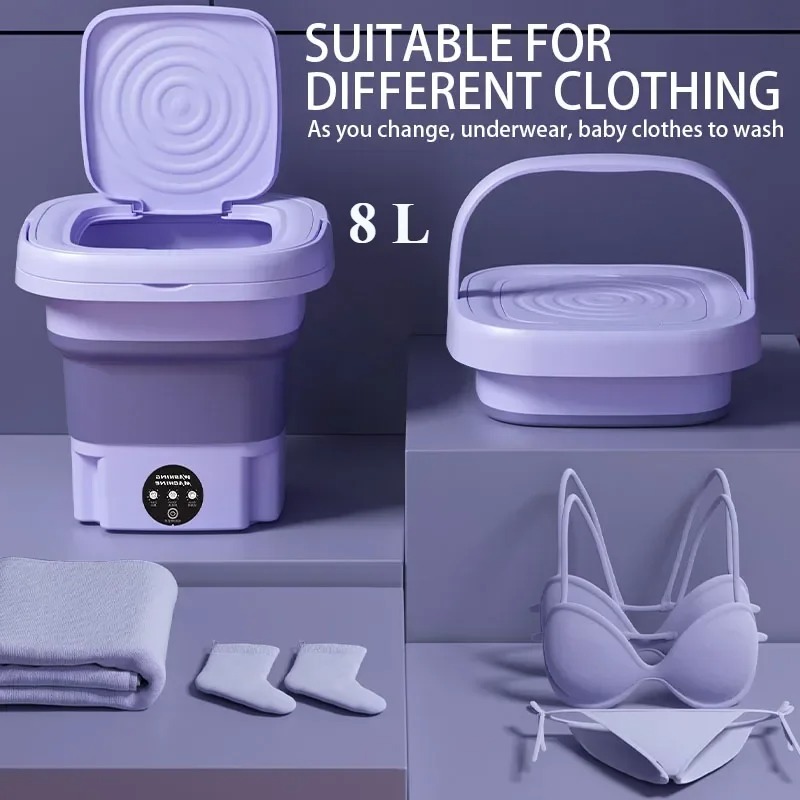 2025 Portable Mini Folding Was - Small Appliances ulasan dan harga