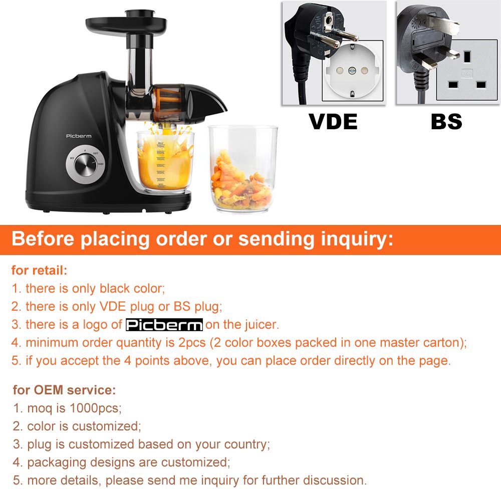 2026-Black Horizontal Slow Jui - Electric Slow Juicer Cold Press ulasan dan harga