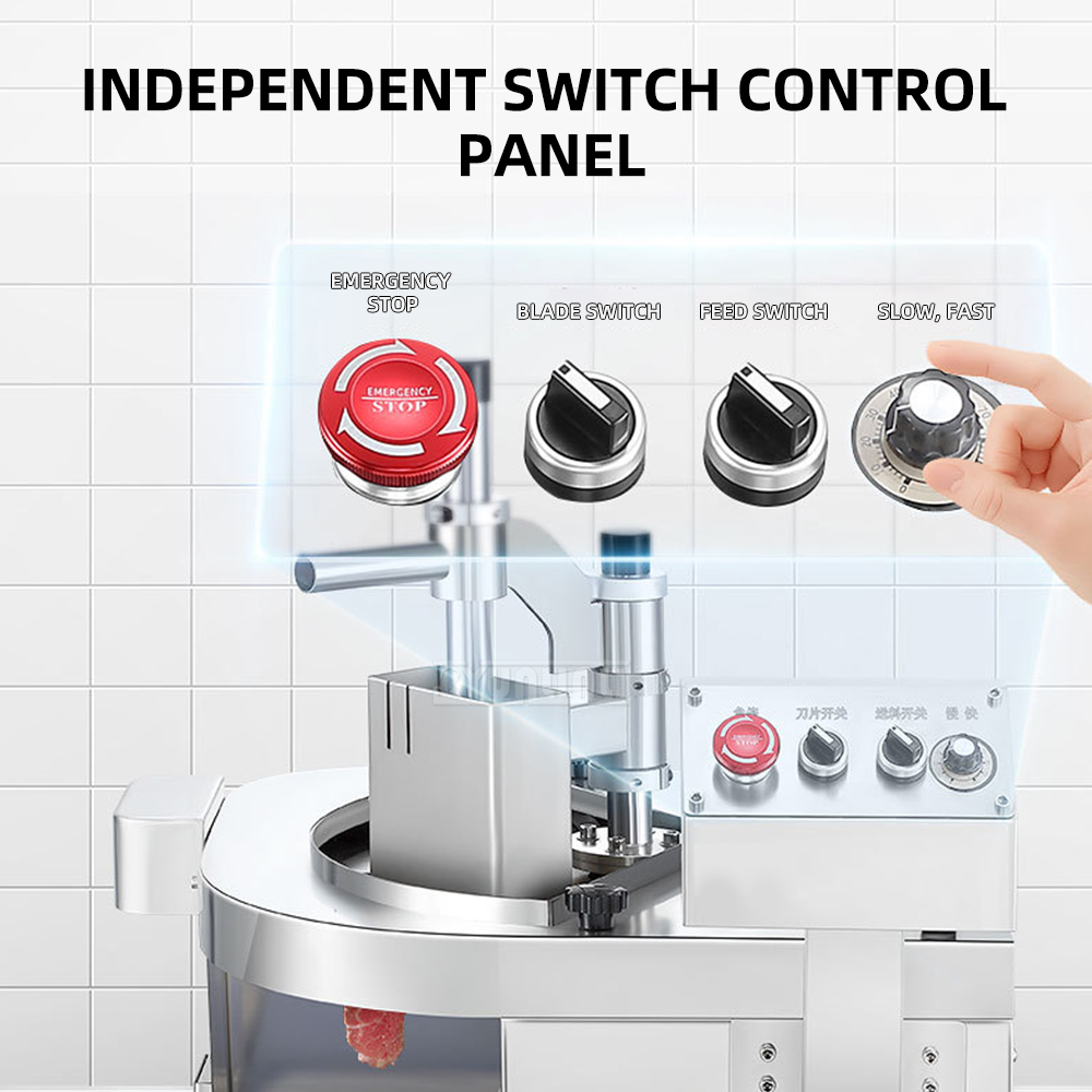 RC-QR-250T Fresh Meat Slicer F - Automatic Meat Slicer Home ulasan dan harga