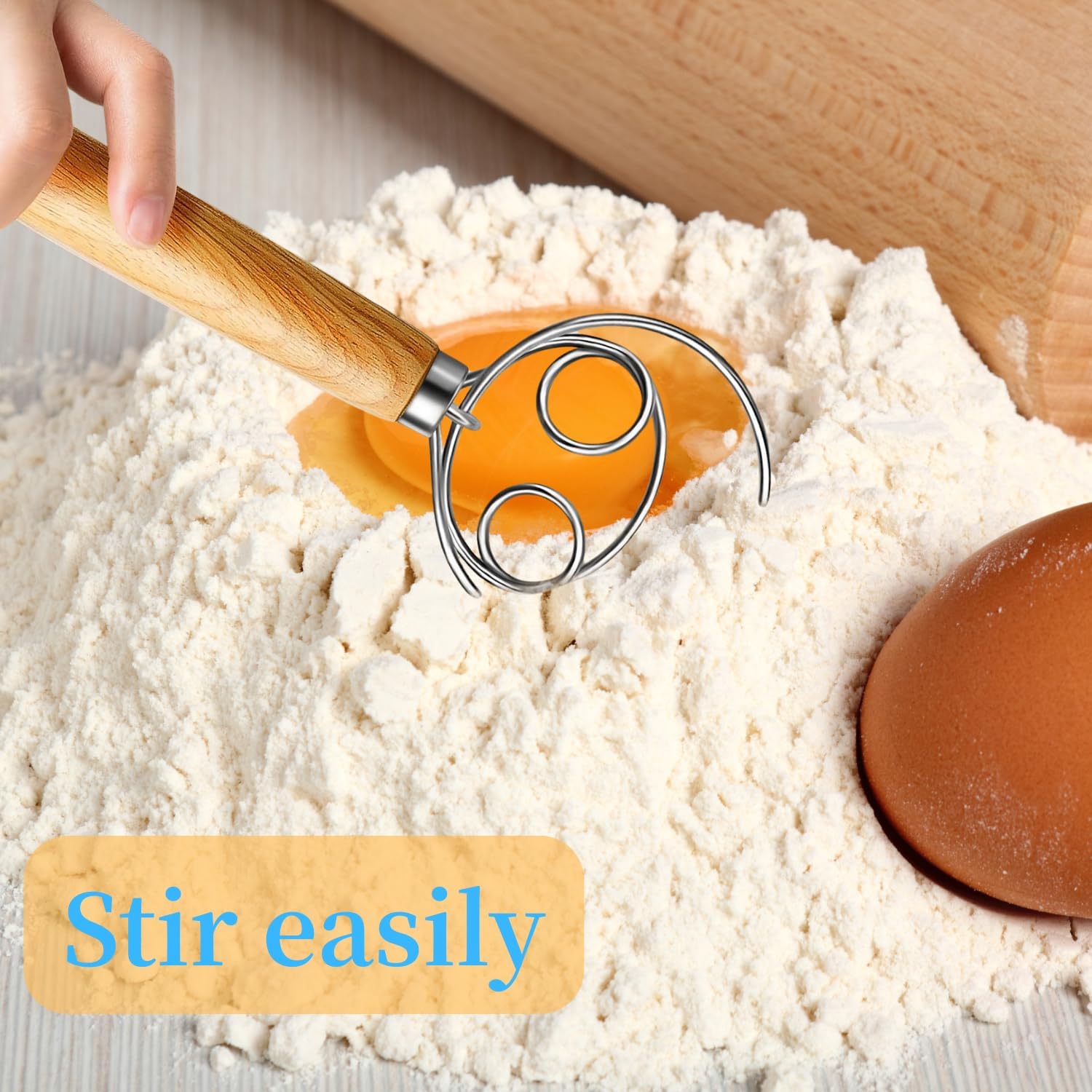 Stainless Steel Hand Mixer Dou - Immersion Hand Blender Set ulasan dan harga