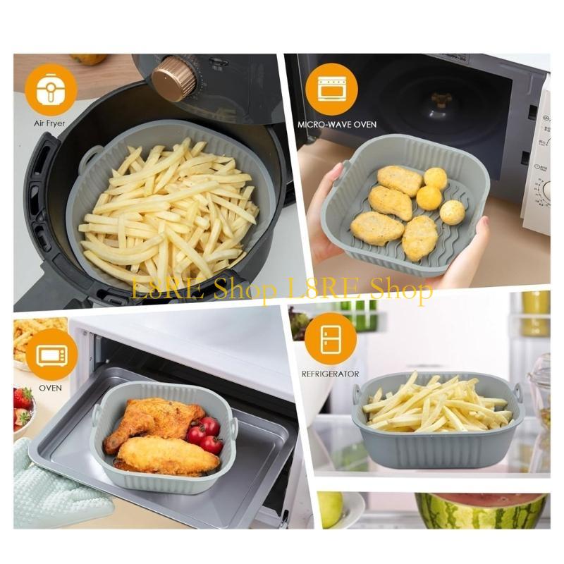 L8RE Pack of 2 Silicone Pot Li - Air Fryer Silicone Pot Liner ulasan dan harga