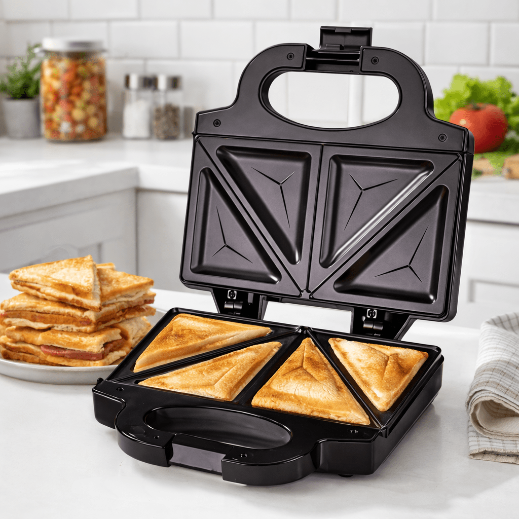 2-in-1 750W Fast Heating Sandw - Mini Waffle Maker Machine ulasan dan harga
