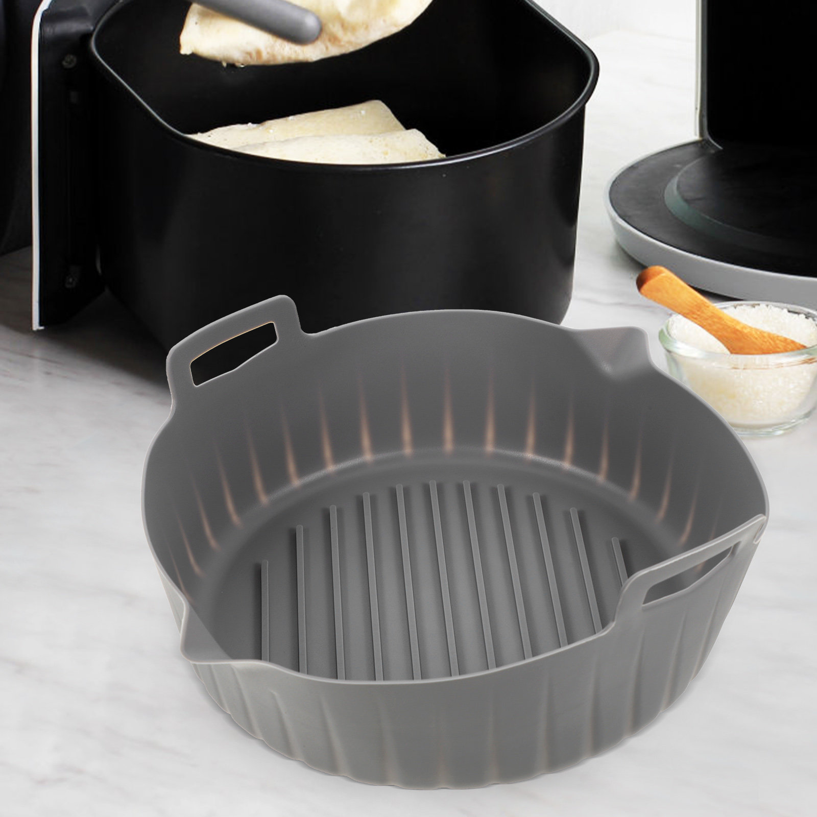 Air Fryer Silicone Pot Round N - Air Fryer Silicone Pot Liner ulasan dan harga