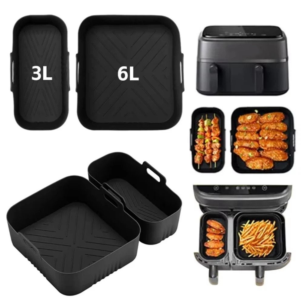 6L/3L Air Fryer Liner Non-Stic - Air Fryer Silicone Pot Liner ulasan dan harga