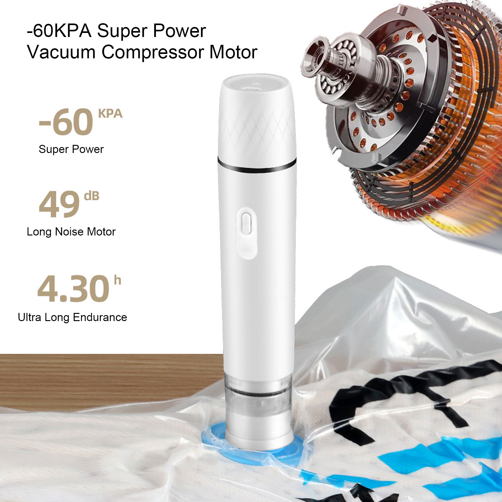 Electric Air Pump Handheld Vac - Food Vacuum Sealer Machine ulasan dan harga