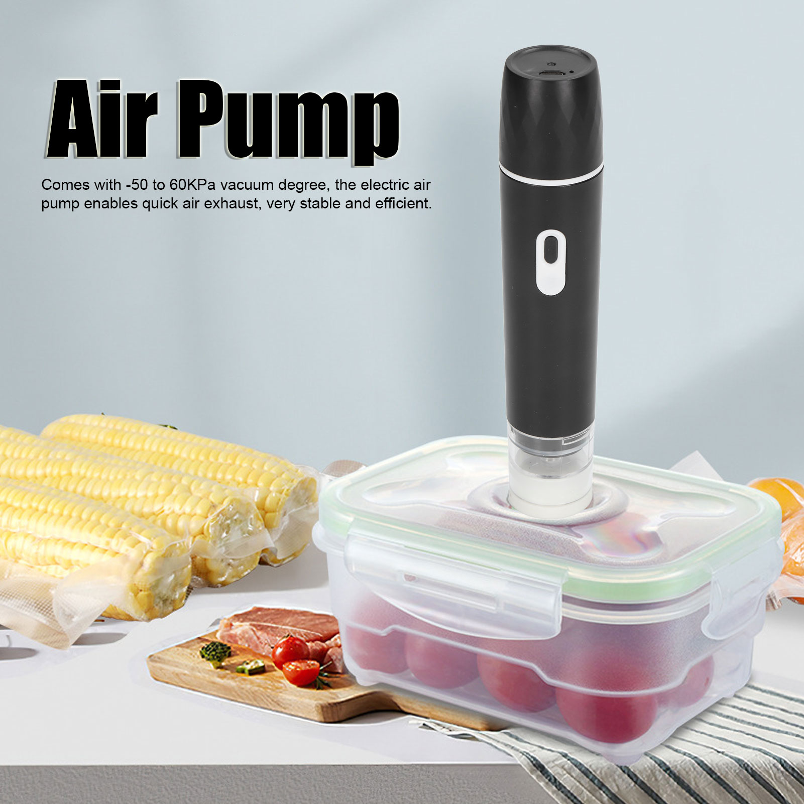 Electric Air Pump Handheld Vac - Food Vacuum Sealer Machine ulasan dan harga