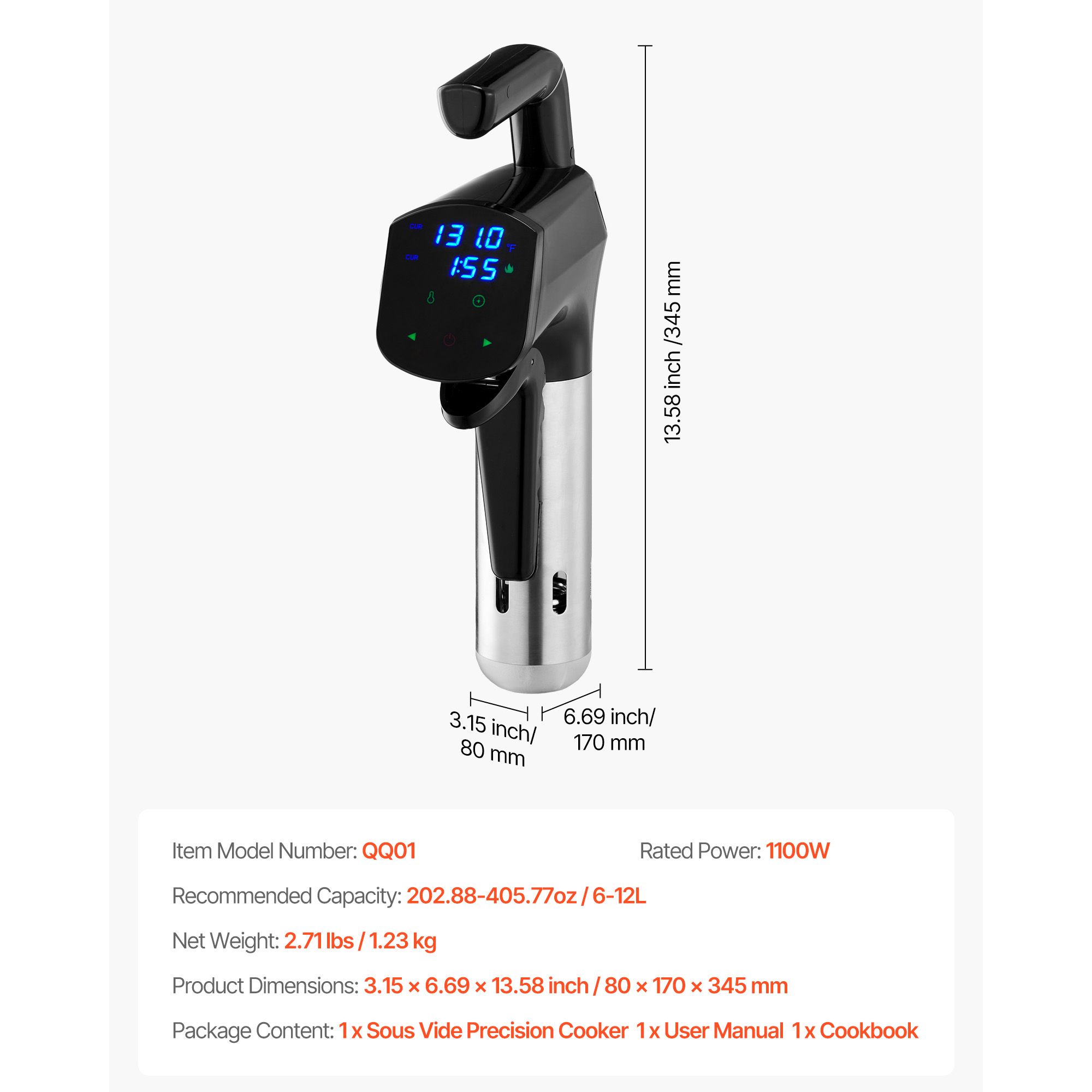 Sous Vide Precision Cooker, 11 - Digital Sous Vide Precision Cooker ulasan dan harga