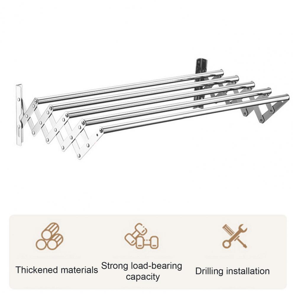 Clothes Drying Rack Wall-Mount - Laundry ulasan dan harga
