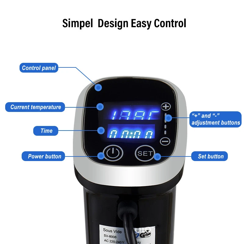 IPX7 Waterproof Sous Vide Prec - Digital Sous Vide Precision Cooker ulasan dan harga