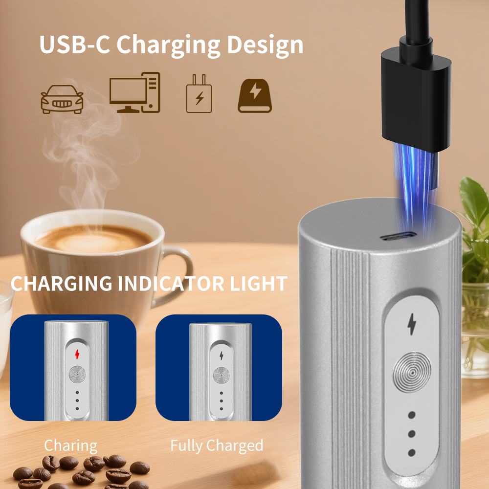 Cliton Electroplated Silver US - Portable Blender Usb Rechargeable ulasan dan harga