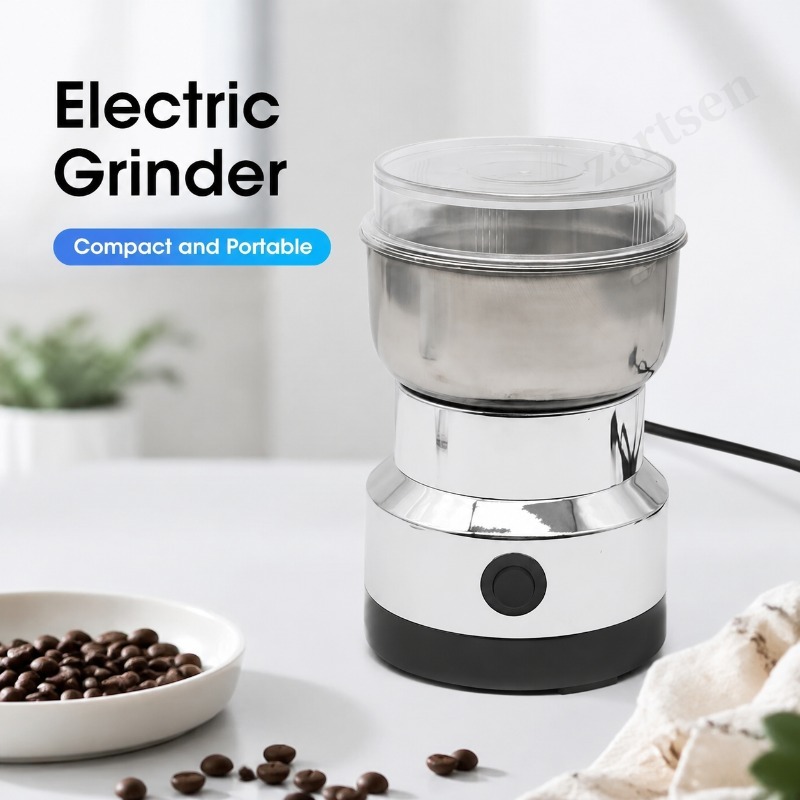 Kitchen Multifunctional 4 Blad - Coffee Bean Grinder Electric ulasan dan harga