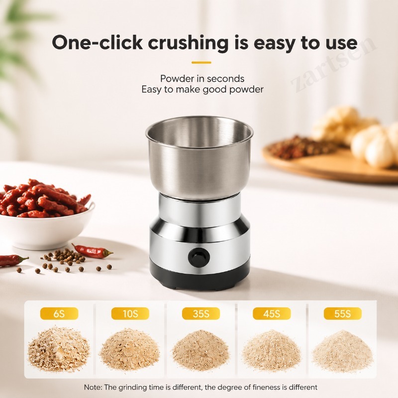 Kitchen Multifunctional 4 Blad - Coffee Bean Grinder Electric ulasan dan harga