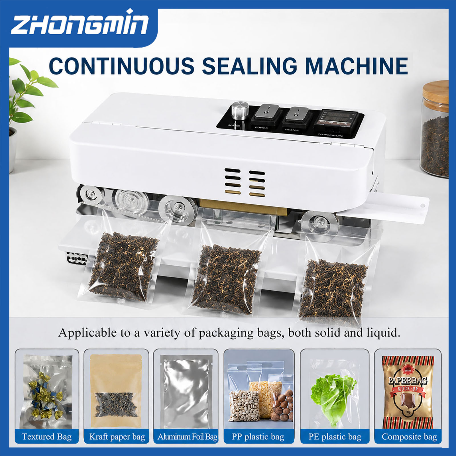 ZHONGMIN Electric Vacuum Seale - Food Vacuum Sealer Machine ulasan dan harga