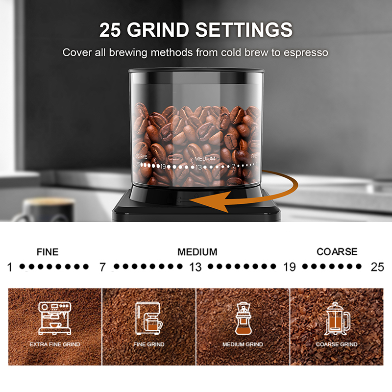 Coffee Grinder Automatic Elect - Coffee Bean Grinder Electric ulasan dan harga