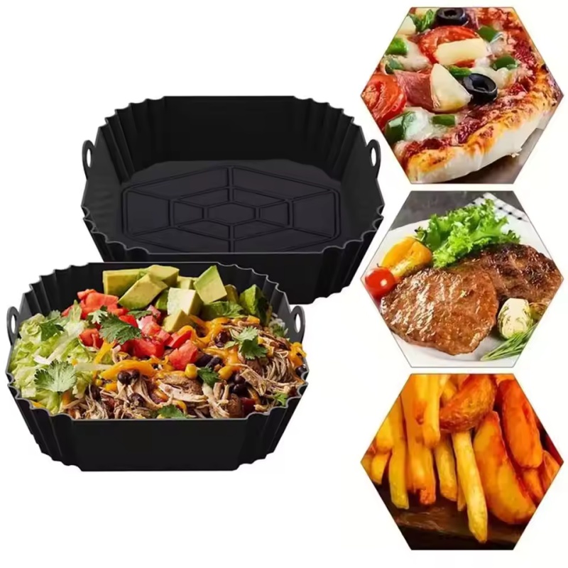 1pc Silicone Air Fryer Pot Tra - Air Fryer Silicone Pot Liner ulasan dan harga