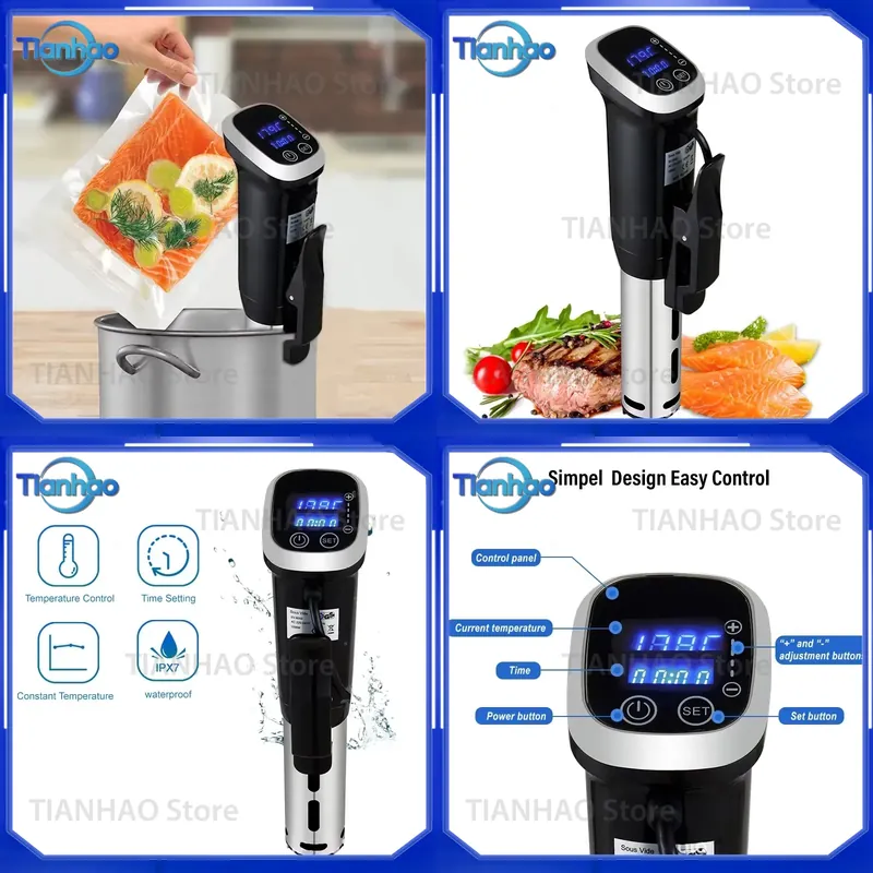 IPX7 Waterproof Sous Vide Prec - Digital Sous Vide Precision Cooker ulasan dan harga