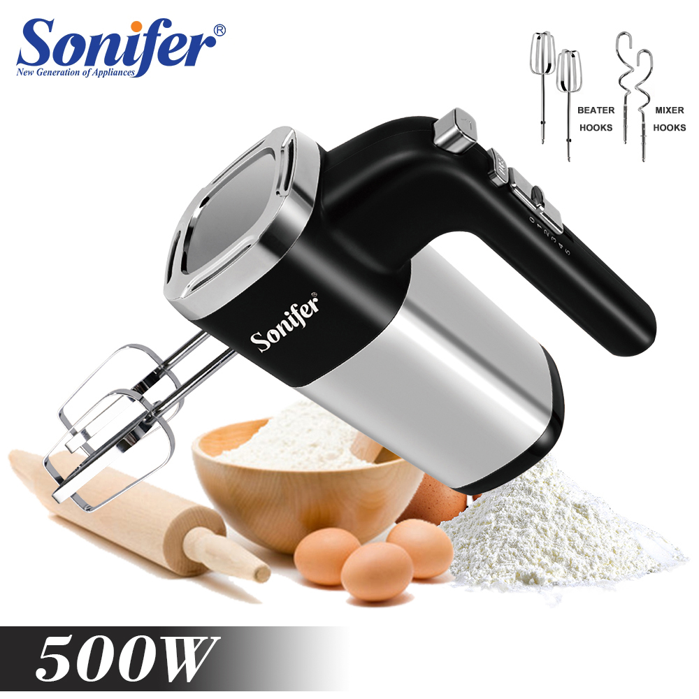 Food Mixer 500W Electric Whisk - Immersion Hand Blender Set ulasan dan harga