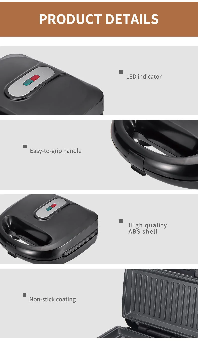 220/110V Household Appliances  - Mini Waffle Maker Machine ulasan dan harga