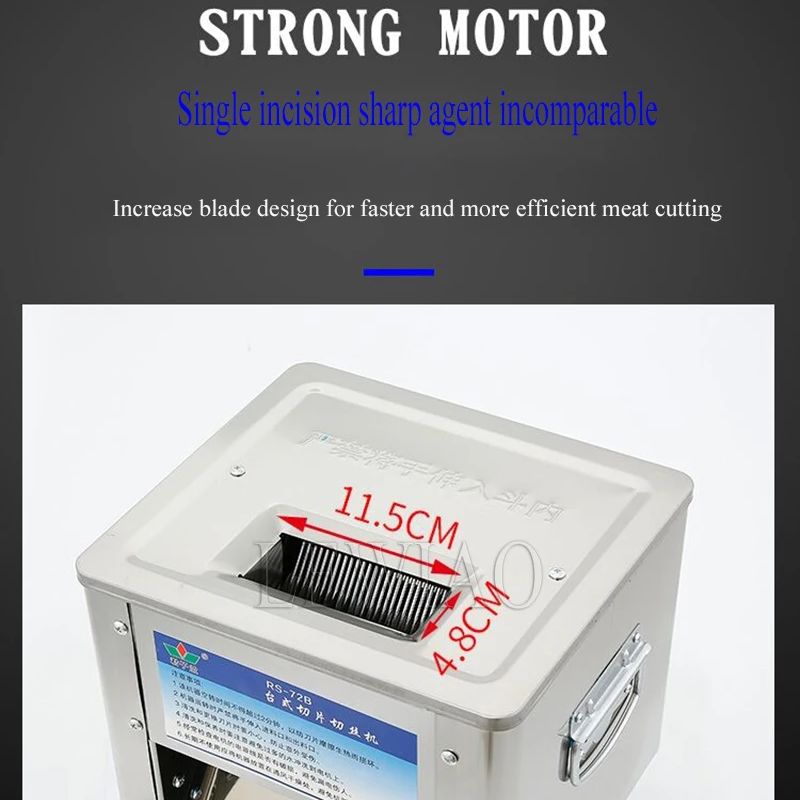 Electric Meat Slicer 150Kg/H 2 - Automatic Meat Slicer Home ulasan dan harga
