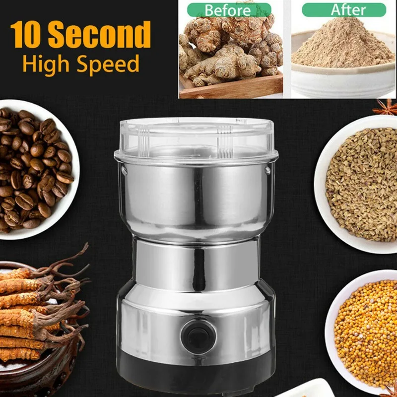 110V-220V Electric Grinder Hom - Coffee Bean Grinder Electric ulasan dan harga