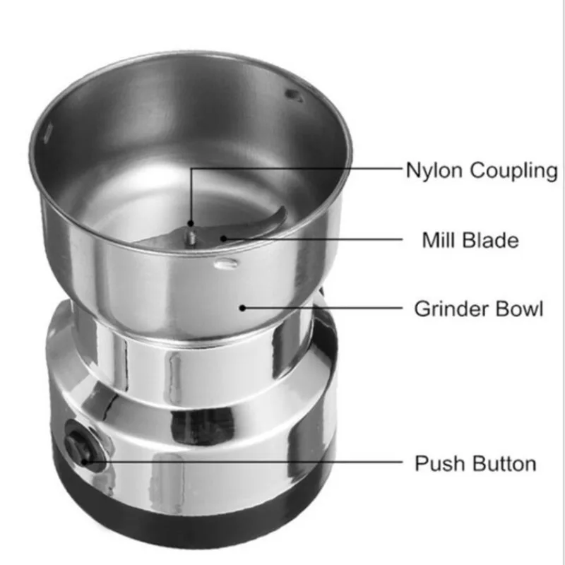 110V-220V Electric Grinder Hom - Coffee Bean Grinder Electric ulasan dan harga
