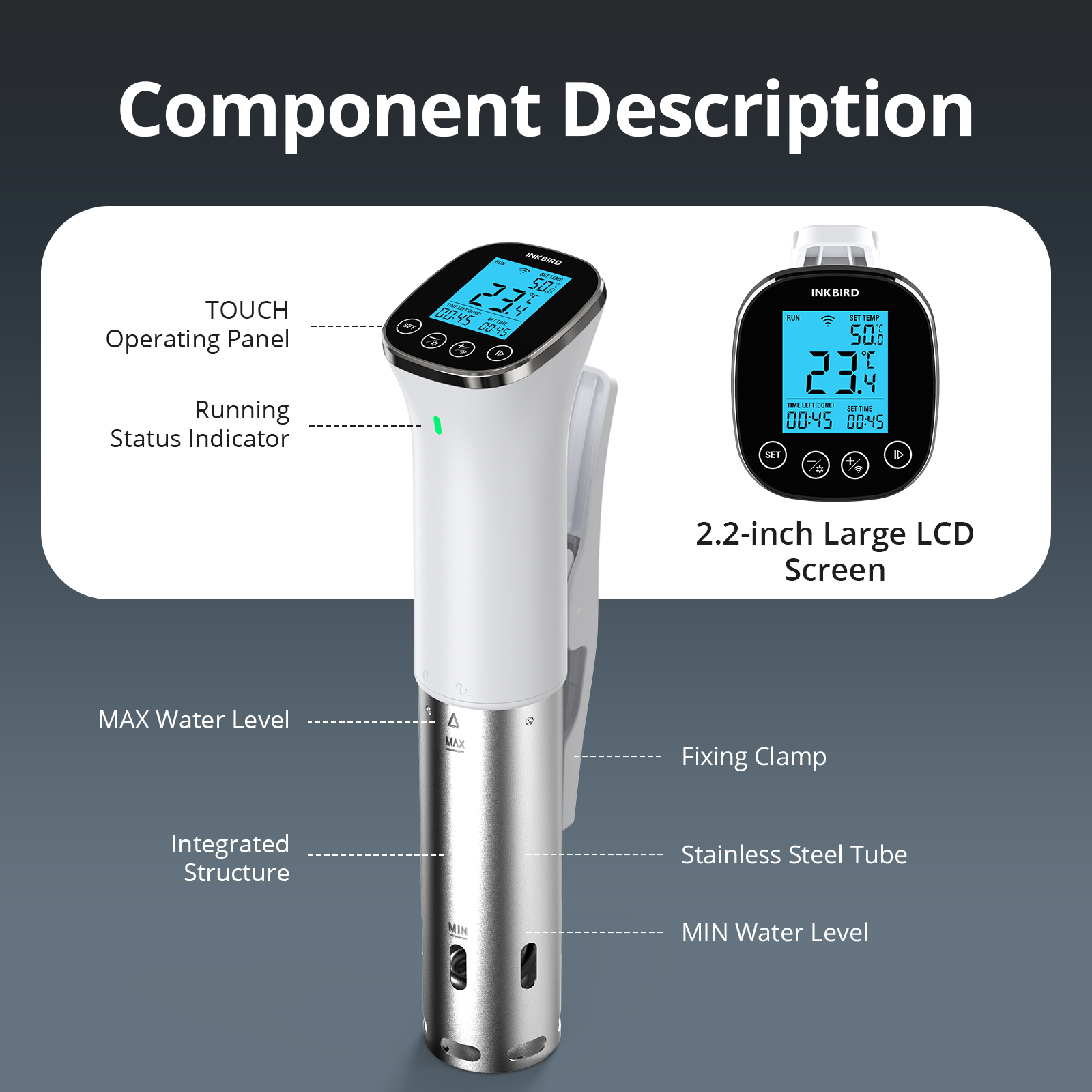 INKBIRD SSV-103-W 1000W WiFi S - Digital Sous Vide Precision Cooker ulasan dan harga