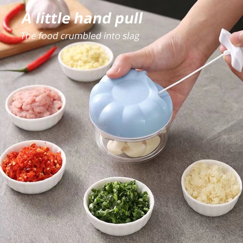 1pc Blue/Pink Manual Garlic Ma - Immersion Hand Blender Set ulasan dan harga