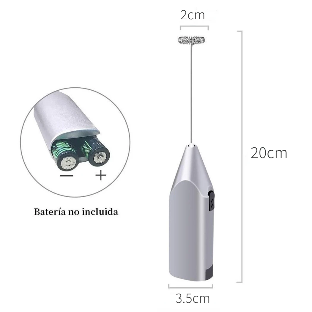 Household Mini Stainless Steel - Electric Milk Frother Handheld ulasan dan harga