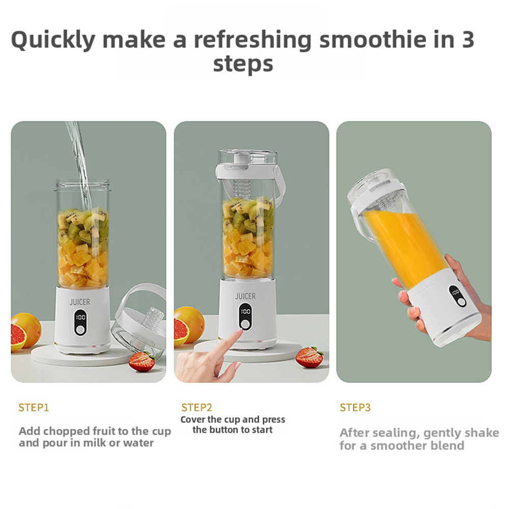 Portable Blender 600ML Electri - Portable Blender Usb Rechargeable ulasan dan harga
