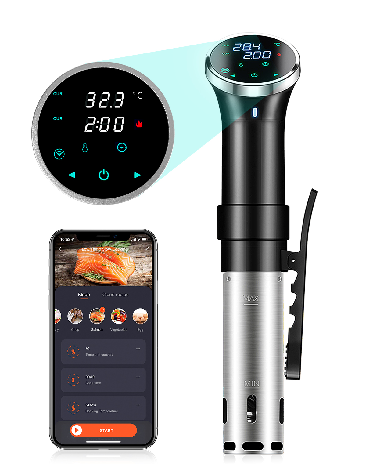 Sous Vide Cooker 1100W Immersi - Digital Sous Vide Precision Cooker ulasan dan harga