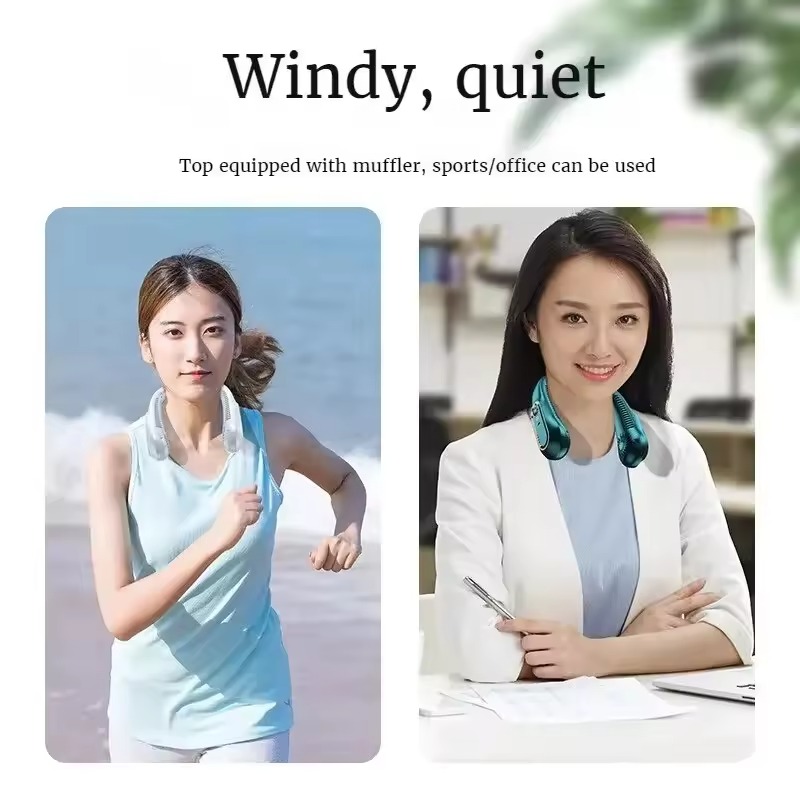 Hanging Neck Fan Digital Displ - Portable Blender Usb Rechargeable ulasan dan harga