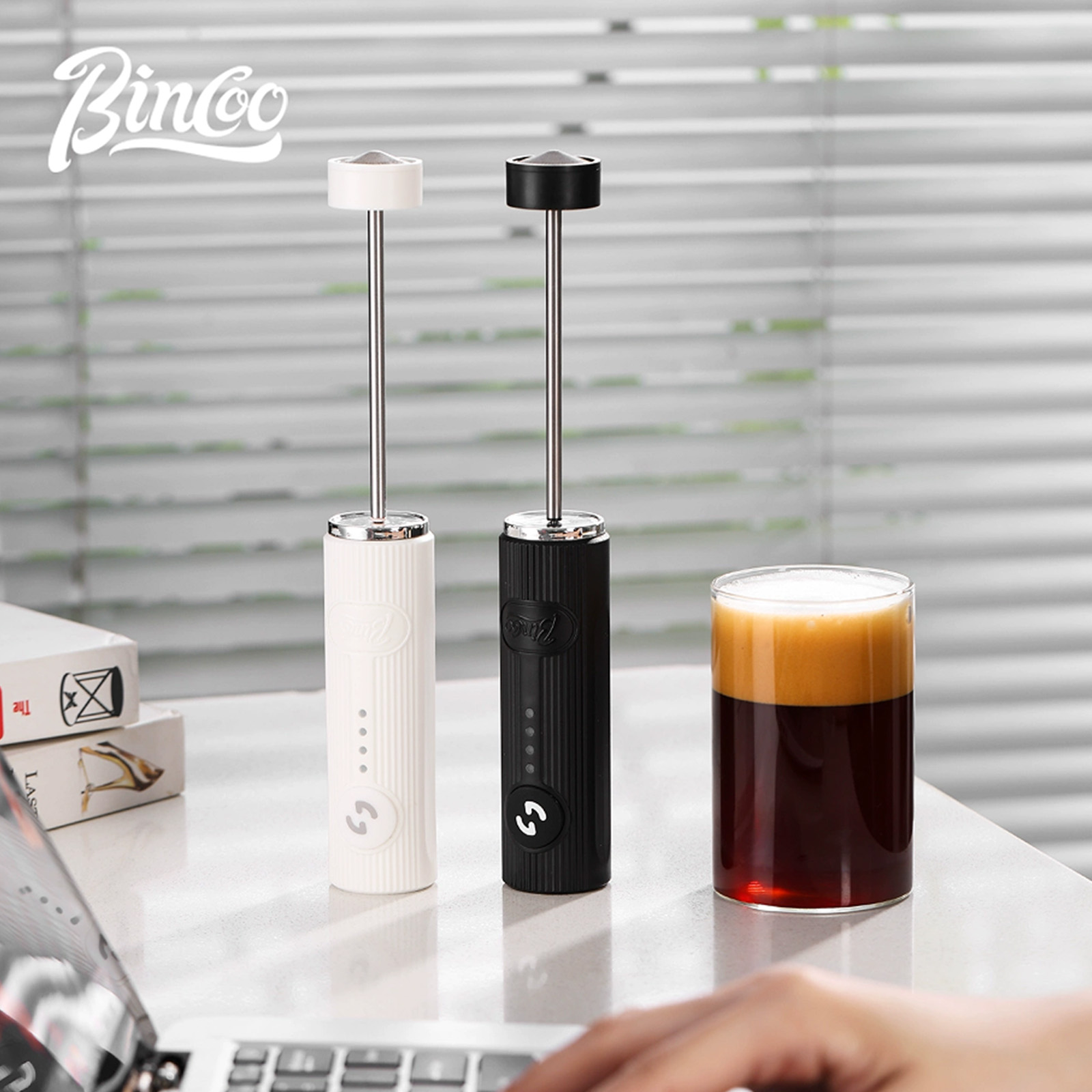 BINCOO Electric Coffee Frother - Portable Blender Usb Rechargeable ulasan dan harga