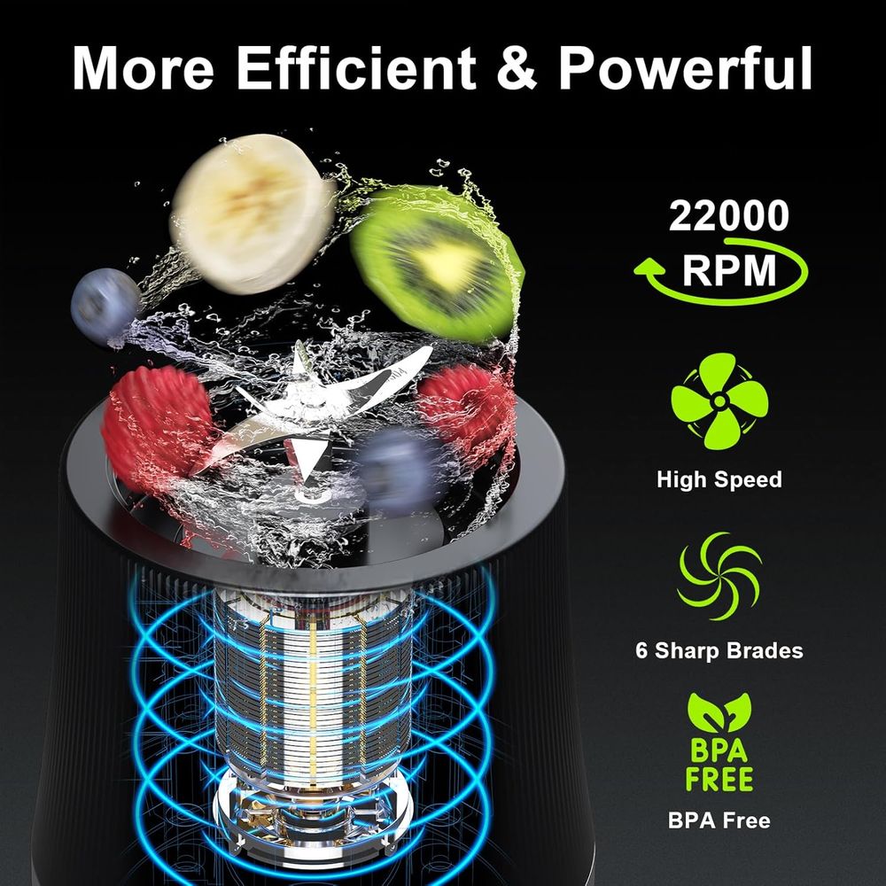 Portable Blender, 17oz Persona - Portable Blender Usb Rechargeable ulasan dan harga