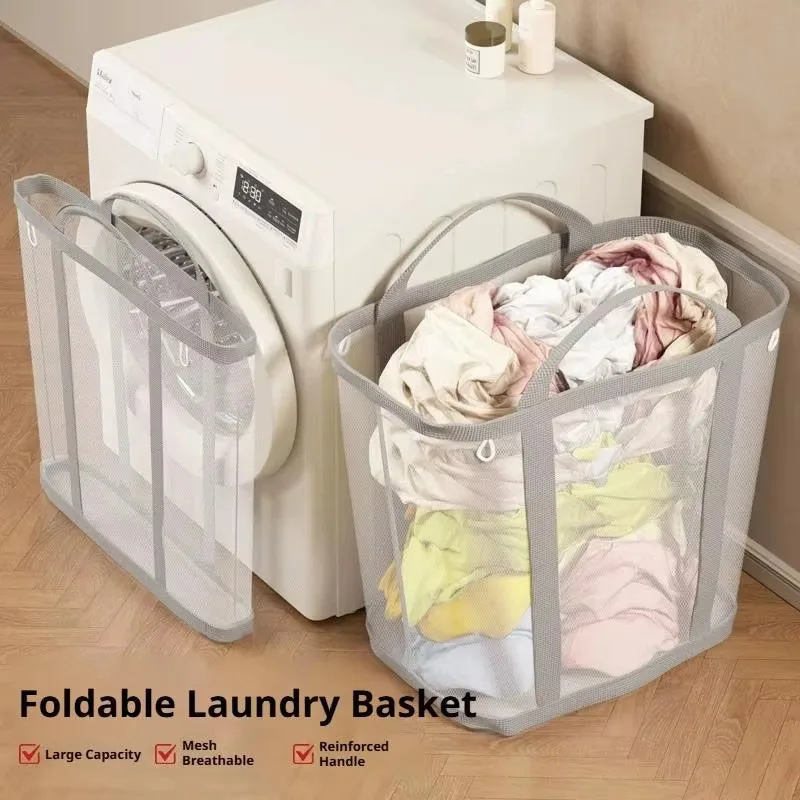 Mesh Laundry Basket Nylon With - Laundry ulasan dan harga