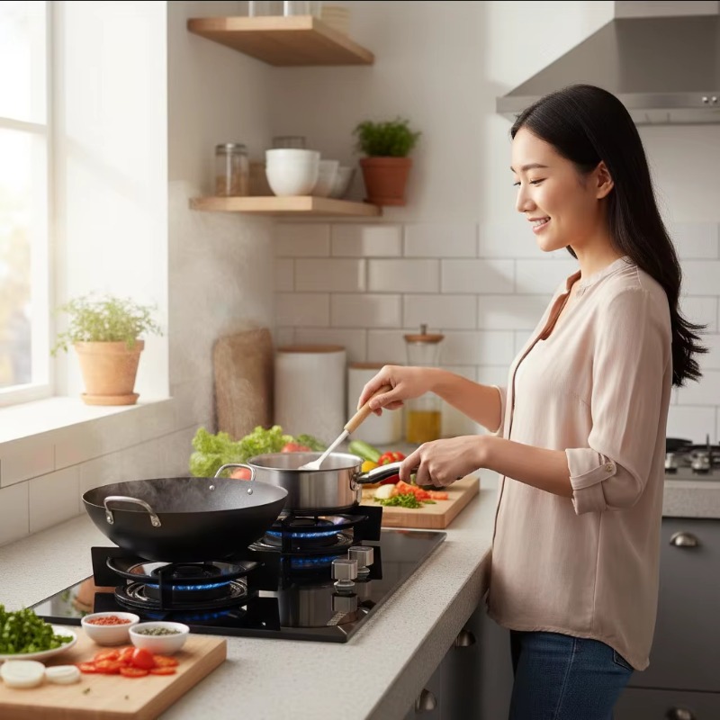 Black Tempered Glass Panel 2 B - Kitchen Appliances ulasan dan harga